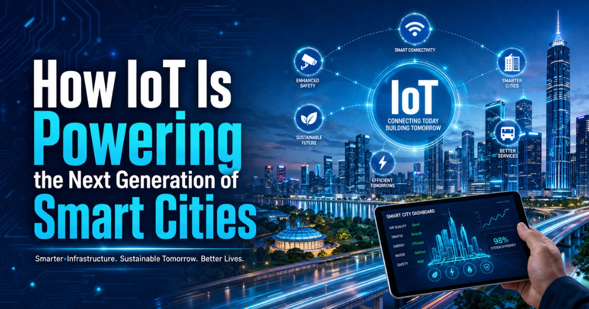 IoT for Smart Cities: Applications, Benefits & Architecture