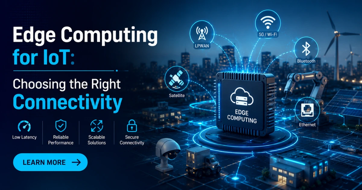 Edge Computing for IoT: Choosing the Right Connectivity