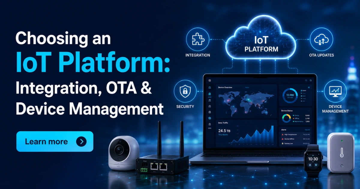 Choosing an IoT Platform: Integration, OTA & Device Management