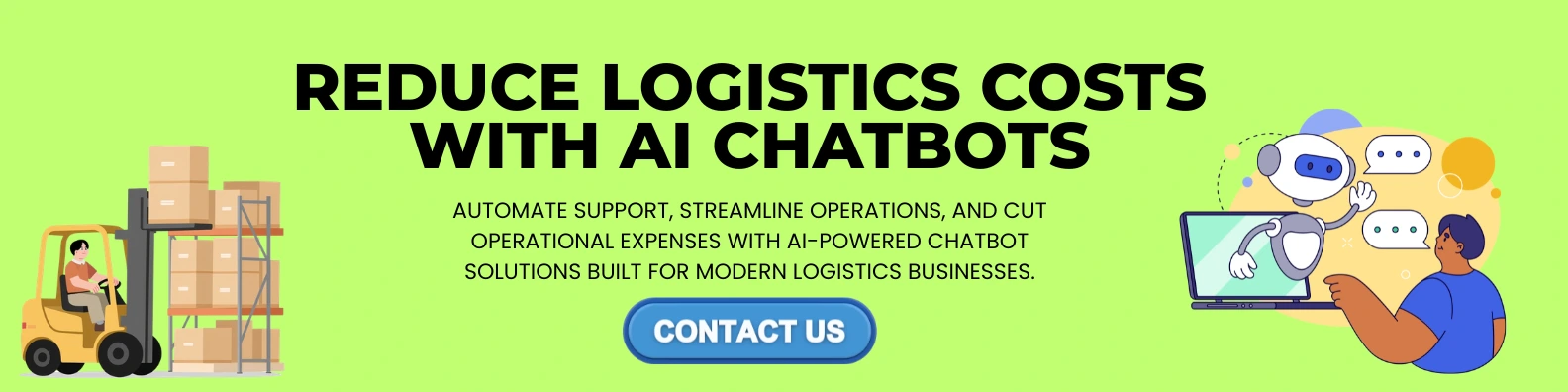 reduce logistics costs ai chatbots