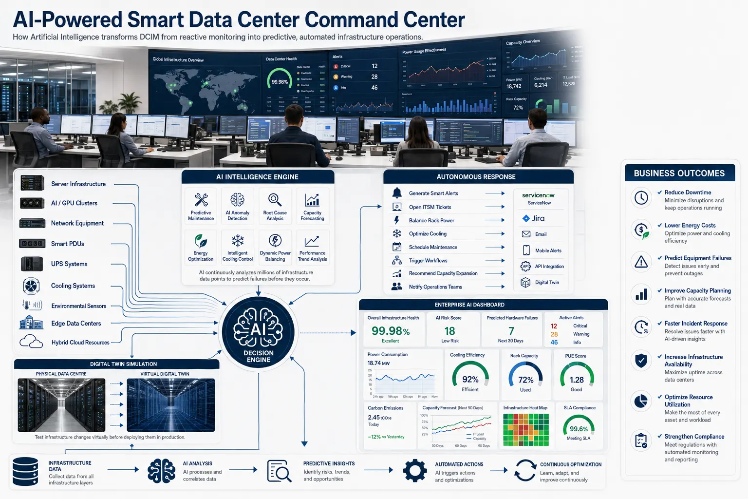 AI-Powered Smart Data Center Command Center