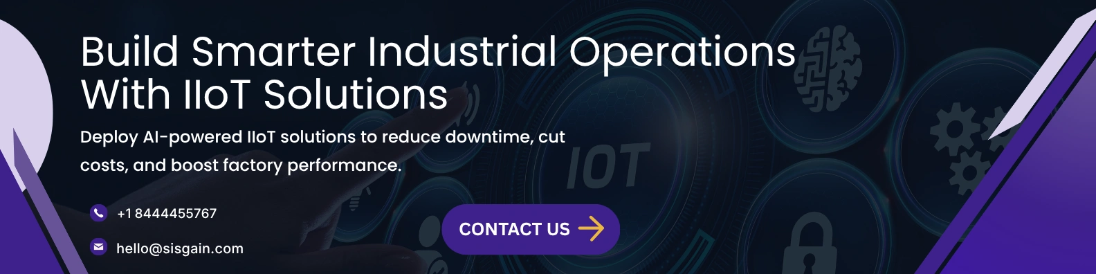 IIoT solutions banner for smarter industrial operations