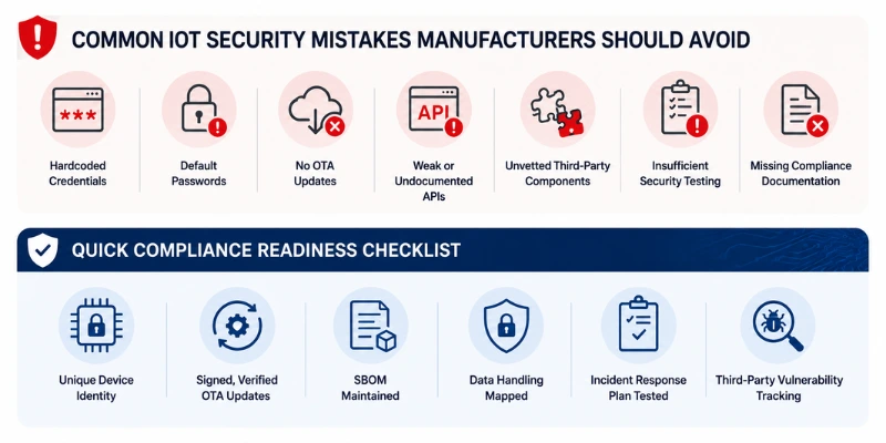 IoT Security Mistakes Manufacturers Should Avoid